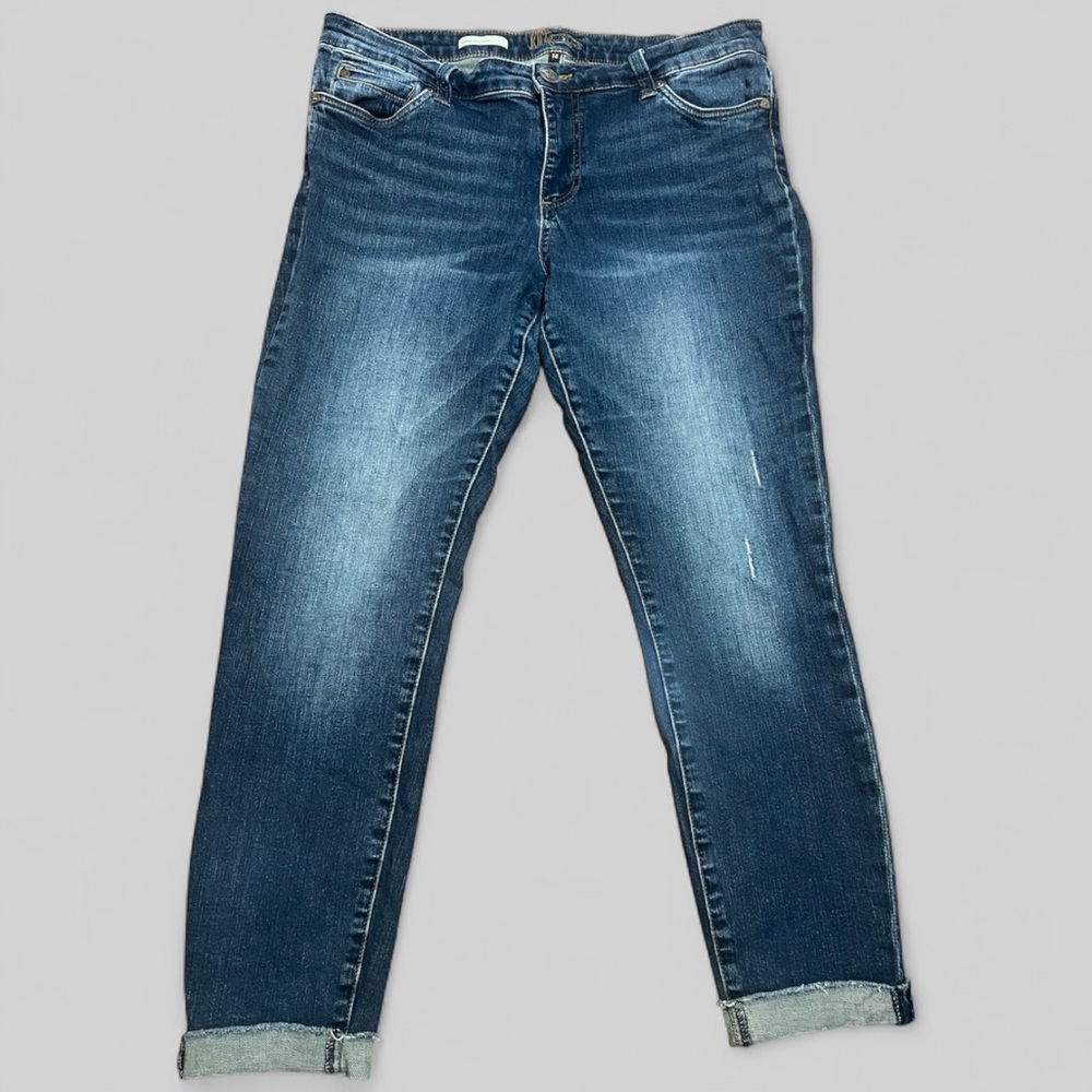 Kut from the Kloth Blue Ankle Cropped Jeans
